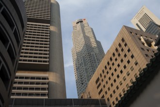 24.02.2019, Singapore, Republic of Singapore, Asia, Skyscrapers in Singapore's business district at