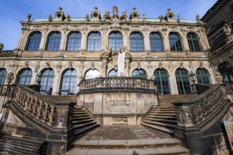 Dresden Zwinger, French Pavilion, Dresden Saxony, Germany, Europe
