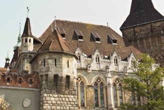 Vajdahunyad Castle is a castle in the City Park of Budapest, Hungary. It was built in 1896 as part