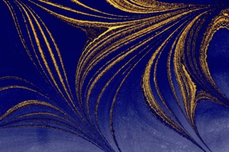 Abstract creative marble pattern texture. Traditional art of Ebru marbling