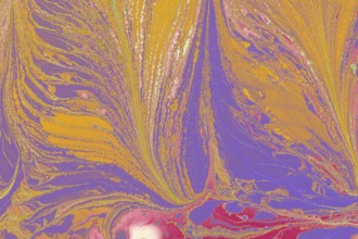Abstract creative marble pattern texture. Traditional art of Ebru marbling