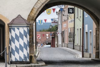 Neunburg vorm Wald, town centre in the 1000-year-old town, Schwandorf district, Upper Palatinate,