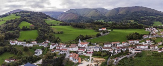 Valcarlos village, Luzaide-, Santiago's road, Navarra, Spain, Europe