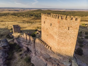 Zafra castle, 12th century, Campillo de Dueñas, Guadalajara, Spain, Europe