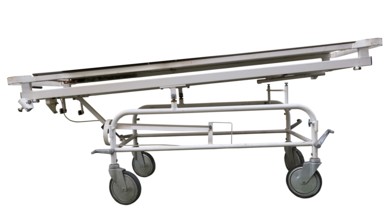 Isolated Vintage Hospital Stretcher On White Background