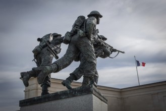 The British Normandy Memorial is a war memorial near the village of Ver-sur-Mer in Normandy, France