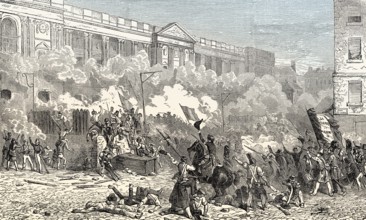The French Revolution of 1830, July Revolution, Louvre, Paris