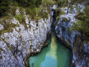 Soca river valley. Bovec, Julian Alps. Slovenia, Central Europe