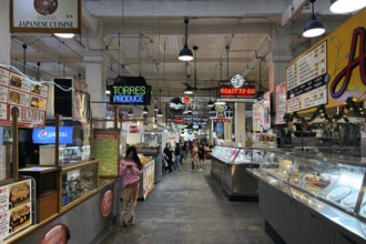 Grand Central Market on South Broadway, Downtown, Los Angeles, California, USA, North America