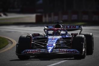 MELBOURNE, AUSTRALIA, MARCH 22: Daniel Ricciardo of Australia drives the Visa Cash App RB Formula