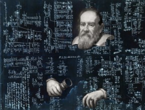 Galileo Galilei, 1564, 1642, Italian astronomer, handwritten scientific notes