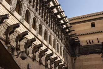 Famous water clock Dar Al-Magana in the medina of Fes, a former old engineering masterpiece,