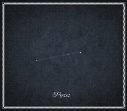 Pyxis star constellation, Night sky, Cluster of stars, Deep space, Compass constellation, Pyxis