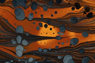 Ebru marble effect pattern design for print