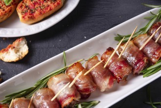 Dates wrapped in bacon and delicious tapas