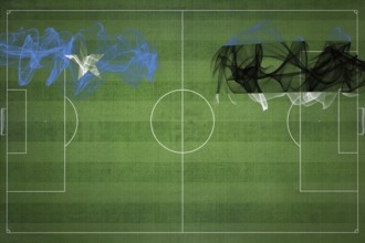 Somalia vs Estonia Soccer Match, national colors, national flags, soccer field, football game,
