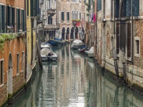 Rio dei Santi Apostoli is one the any canals, Venice, Veneto, Italy, Europe