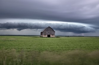 Prairie Storm Clouds Canada Saskatchewan Dramatic Summer