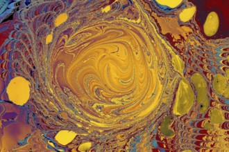 Ebru marble effect pattern design for print