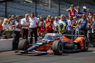 INDYCAR driver, JACK HARVEY (30) of Bassingham, England, brings his Rahal Letterman Lanigan Racing
