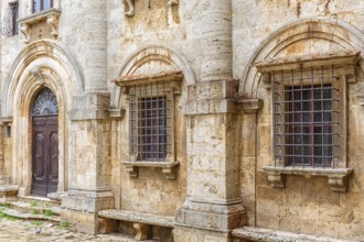 Barred windows of a palace