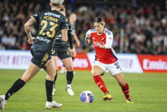 MELBOURNE, AUSTRALIA, MAY 24: Kyra Cooney-Cross of Arsenal Women FC whilst playing the A-League All
