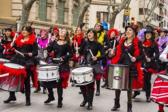 Sa Rua, carnaval de Palma, Palma de Mallorca, Mallorca, Balearic islands, spain