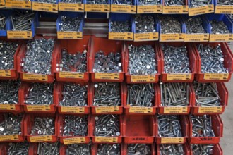 Screws in a workshop, Austria, Europe