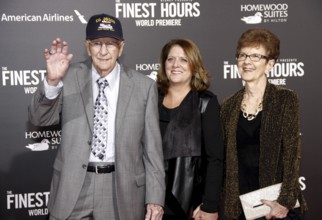 Dorothy Aufiero and Andy Fitzgerald at the World premiere of 'The Finest Hours' held at the TCL