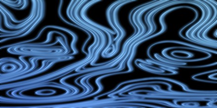 Neon Glow blue lines on a dark background, Glowing background