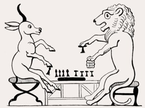 Caricature on Usermaatre Ramesses III or Ramses III