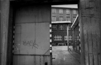 Germany, Berlin, 06.03.1992, former Stasi remand prison Hohenschönhausen, entrance, Europe