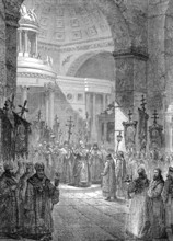 Photios I, c.? 810 – c.?893, the Ecumenical Patriarch of Constantinople, at the Hagia Sophia,