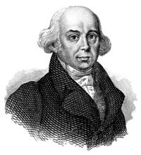Christian Friedrich Samuel Hahnemann, 1755 - 1843, a German physician, medical scripture,