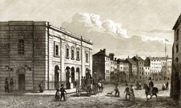 The Theatre Royal, Drury Lane, Covent Garden, West End, London, England, 1809