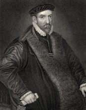 Sir Nicholas Bacon, 1510-1579, an English politician during the reign of Queen Elizabeth I of
