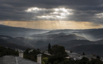 Traditional village of Vitsa in Central Zagori, Epirus region, in the Ioannina regional unit in