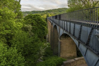 The Pontcysyllte Aqueduct in Trevor, Wrexham, Clwyd, Wales, UK