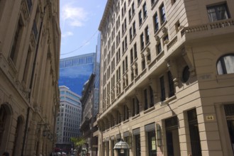 streets in the city center, Santiago de Chile, Chile, South America