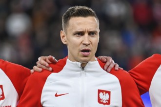PRAGUE, CZECH REPUBLIC - MARCH 24, 2023: Qualifications for UEFA Euro 2024. Match Czech Republic -
