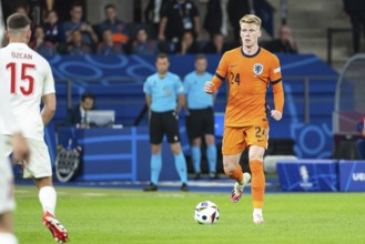 BERLIN, GERMANY - JULY 6, 2024: Euro 2024 quarterfinal match Nederlands vs Turkey (Turkiye) 2:1. In