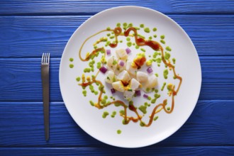 Ceviche recipe modern gastronomy style molecular cuisine