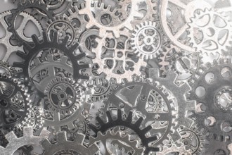 Metal gears and cogwheels Background
