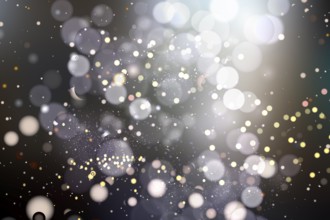 Beautiful bokeh made of blurred lights on colorfull background, Abstract defocused colorful blurred