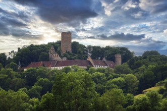 The Guttenberg Castle in the Neckar Valley, Baden-Württemberg, Germany, Europe