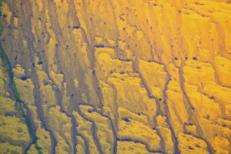Wall surface painted of various colors as abstract background texture