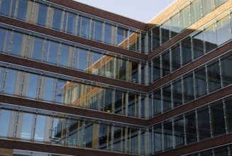 Reflection of the house facade