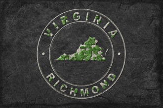 Map of Virginia Reforestation Green Agenda, Climate Message