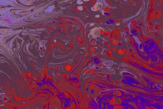 Ottoman Turkish marbling art patterns as abstract colorful background
