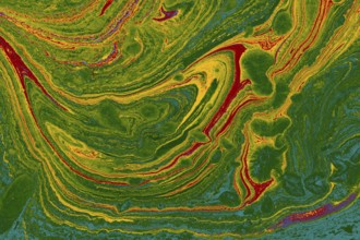 Abstract creative marble pattern texture. Traditional art of Ebru marbling